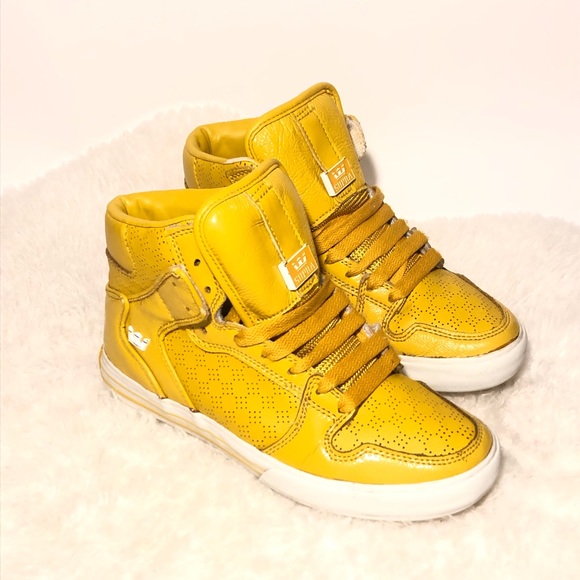 supra skytop yellow